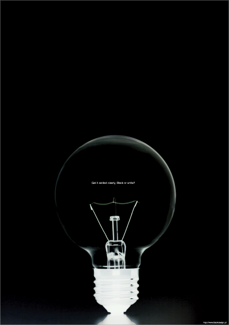 Black design キービジュアル イメージポスター