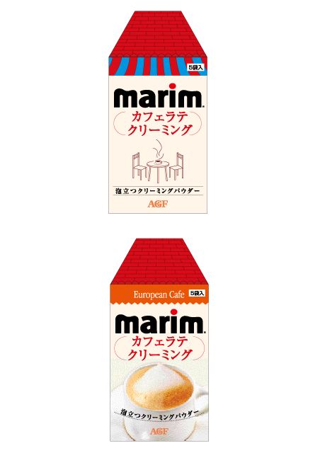 パッケージ　デザイン制作　AGF　marim　商品パッケージ