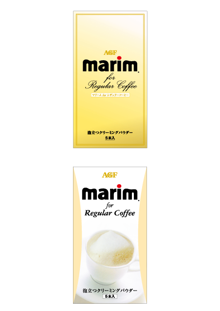 パッケージ　デザイン制作　AGF　marim　商品パッケージ